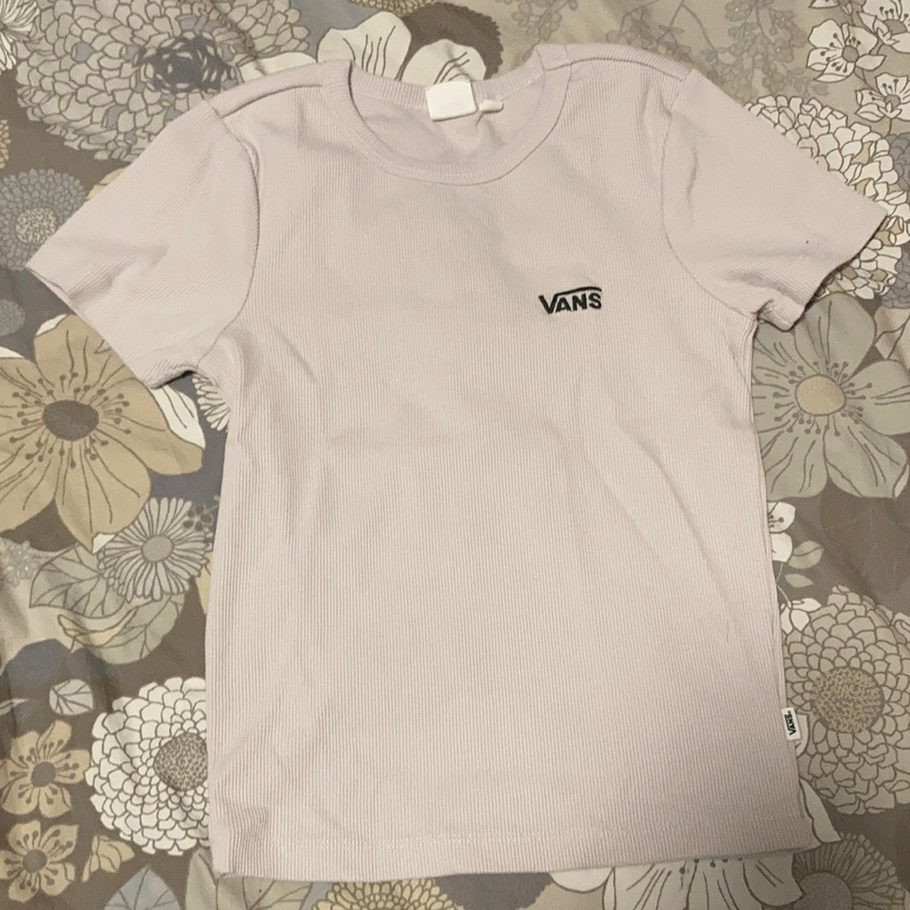 Vans light pink shirt